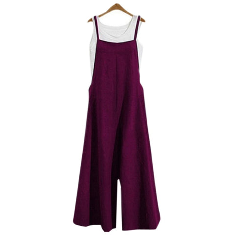 Oversize Bib Trousers Wide Leg pants Overalls Jumpsuit Romper