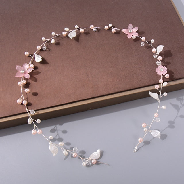 Pearl Rhinestone Women Headband Hair Accessories