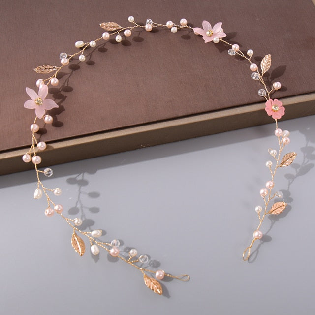 Pearl Rhinestone Women Headband Hair Accessories