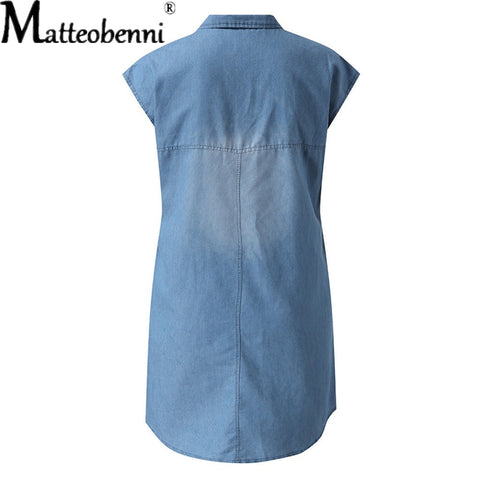 Single-Breasted Lapel Sleeveless Casual Retro Loose Plus Size