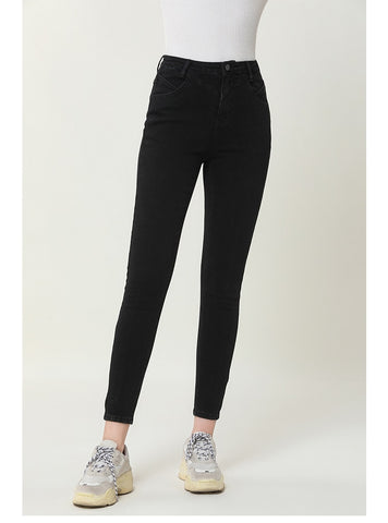 Skinny Jeans Soft Denim Pants Washed Trousers