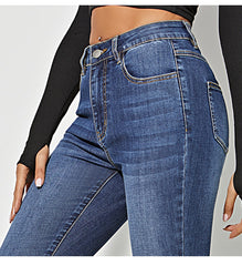 Skinny Jeans Women Stretchy High Waist Classic Denim Pant Slim Jean Fashion