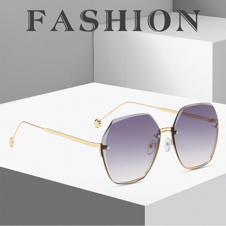 Gradient Metal Sunglasses Fashion Vintage