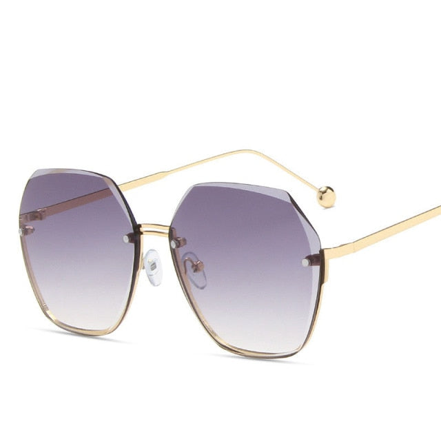 Gradient Metal Sunglasses Fashion Vintage