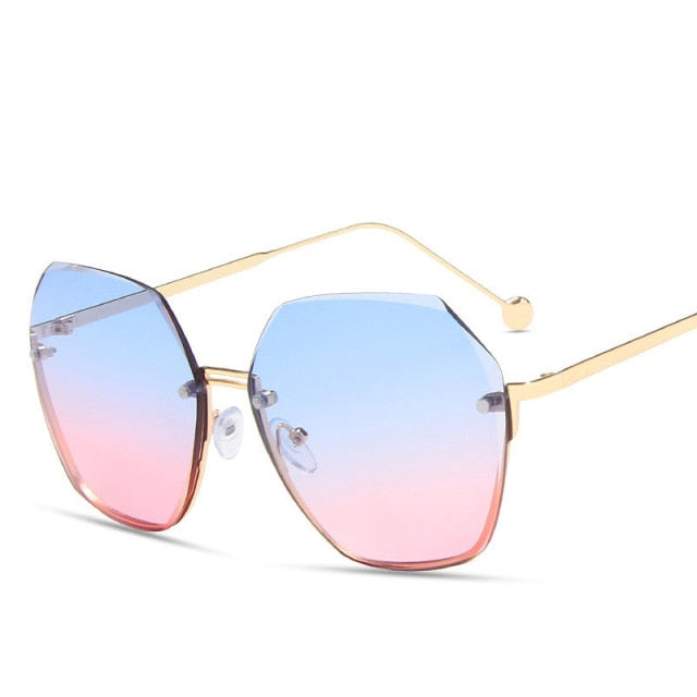 Gradient Metal Sunglasses Fashion Vintage