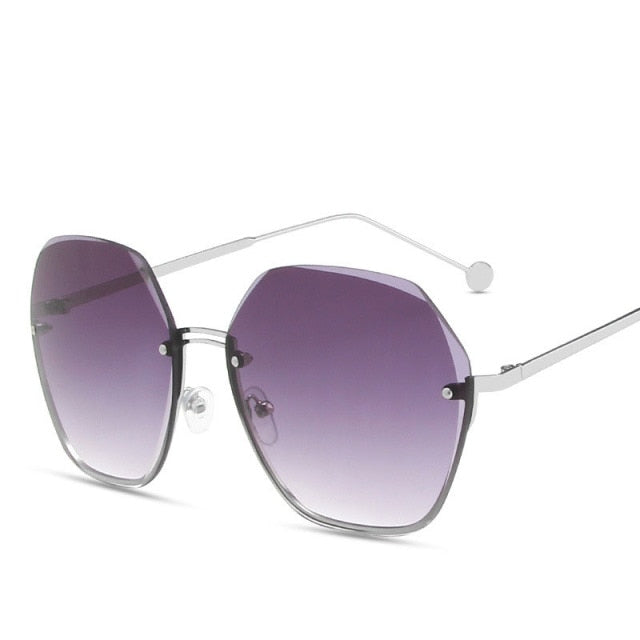 Gradient Metal Sunglasses Fashion Vintage