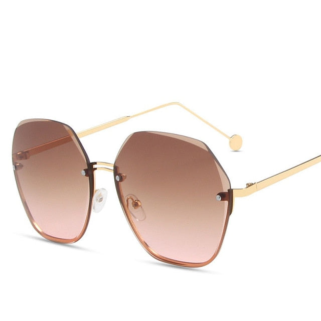 Gradient Metal Sunglasses Fashion Vintage