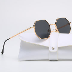 Women Fashion Irregular Frame Sun glasses Vintage Female Eyewear