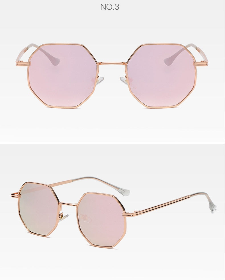 Women Fashion Irregular Frame Sun glasses Vintage Female Eyewear