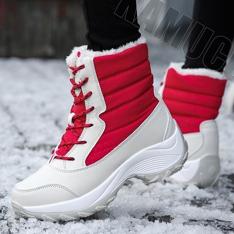 Women Boots Waterproof Winter Shoes Women Snow Boots Platform