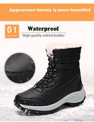 Women Boots Waterproof Winter Shoes Women Snow Boots Platform