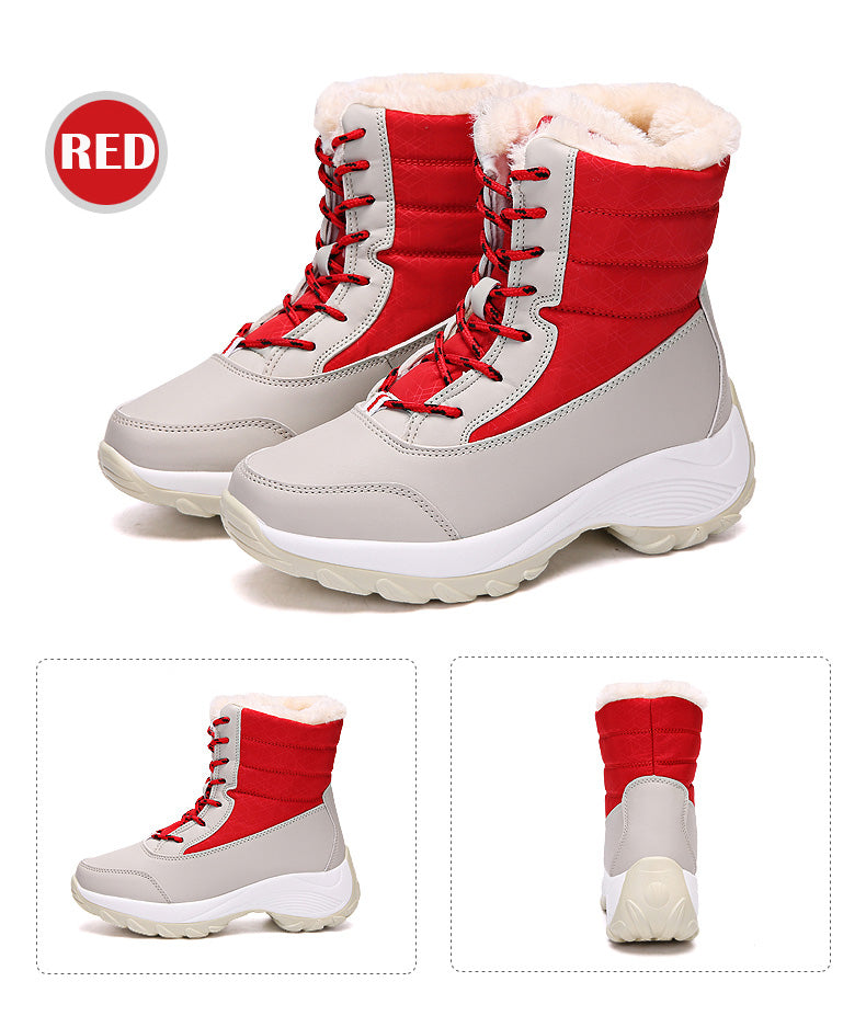 Women Boots Waterproof Winter Shoes Women Snow Boots Platform