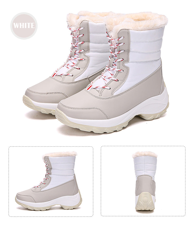 Women Boots Waterproof Winter Shoes Women Snow Boots Platform