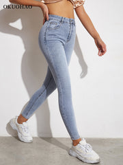 Skinny Jeans for Women Stretchy High Waist Slim Legging Denim Mom Pants