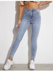 Skinny Jeans for Women Stretchy High Waist Slim Legging Denim Mom Pants