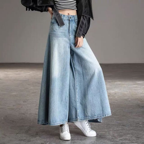 Baggy Jeans High Waist Oversize Pants Clothes Flared Jeans