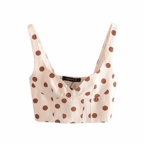 Cute Dot Summer Dress Suit Women 2 Pieces Mini Dress Sets
