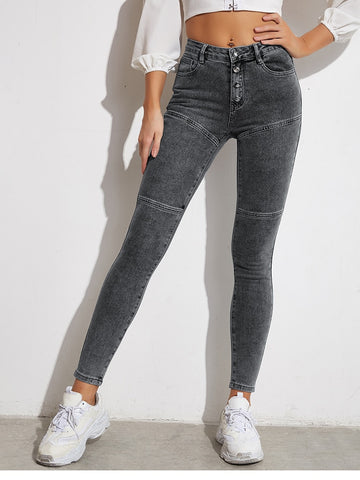 Womens Stretch Hip Skinny Jeans High Waist Fit Leggings Comfy Denim Jeggings
