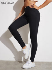 Leggings Jeans Women Stretch Skinny High Waist Black Slim Fitness Pencil Pants