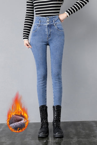 High Waist Jeans Skinny Pants Slim Fit