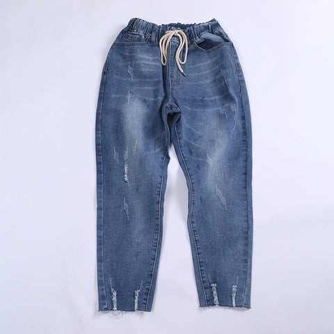 Ripped Jeans For Women   High Waist  Plus Size