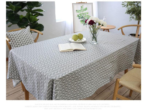 Cotton Decorative Rectangular TableCloth