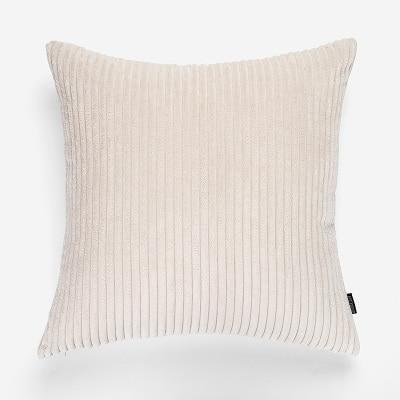 Solid Pillow Case Corduroy Flocking Velvet Cushion Cover