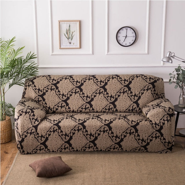 Geometric Colorful Printing Elastic Slipcovers Cover Sofa