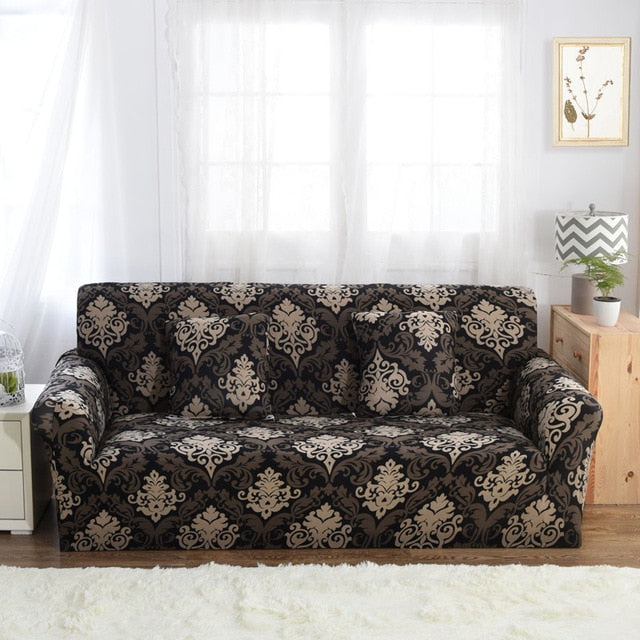 Geometric Colorful Printing Elastic Slipcovers Cover Sofa