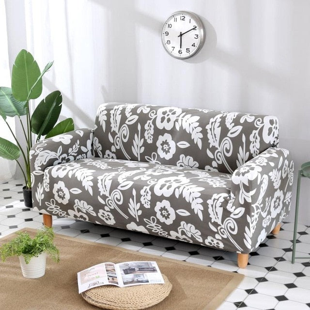 Geometric Colorful Printing Elastic Slipcovers Cover Sofa