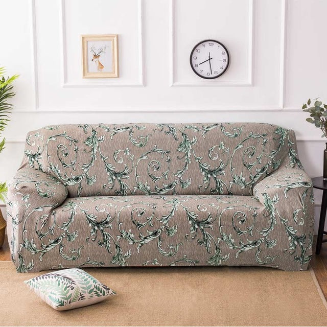 Geometric Colorful Printing Elastic Slipcovers Cover Sofa