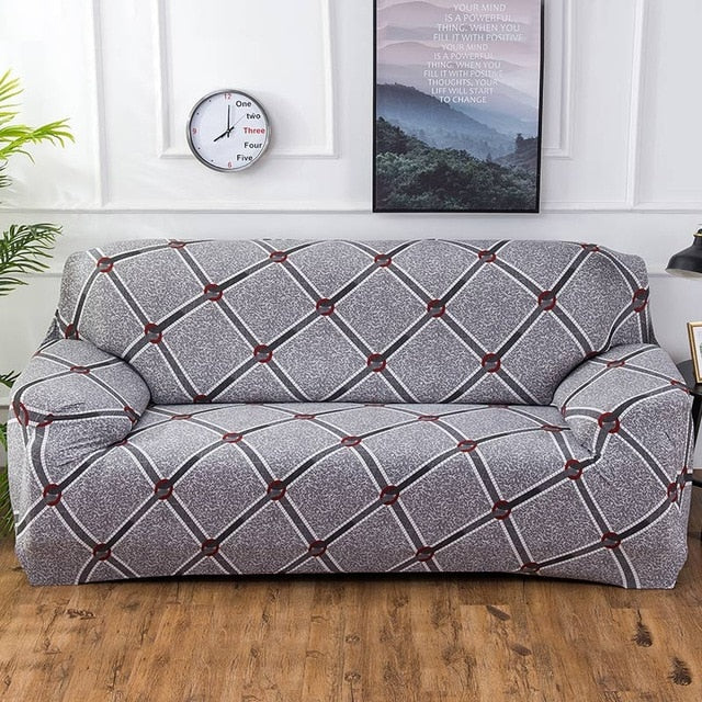 Geometric Colorful Printing Elastic Slipcovers Cover Sofa