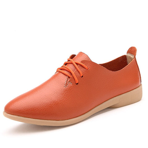 Genuine Leather Flats Fashion Casual Driving Loafers Moccasins Shoes