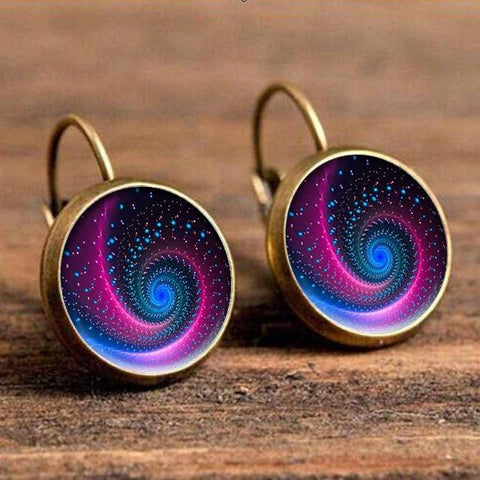 Boho Flower Drop Earrings