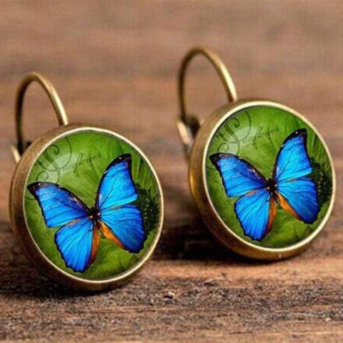 Boho Flower Drop Earrings