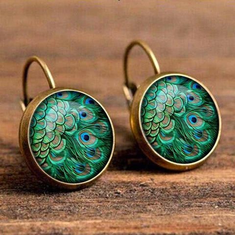 Boho Flower Drop Earrings