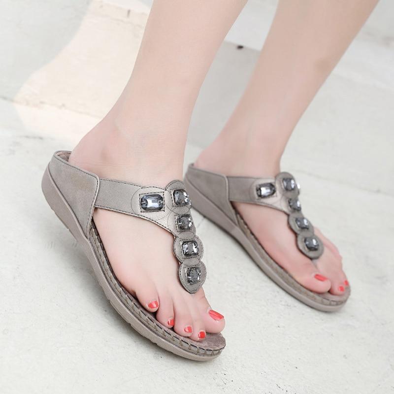 Summer Casual Flat Beach Slipper Flip Flop Sandals