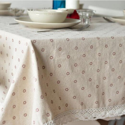 Linen Tablecloth High Quality Japan Stlye Table Cloth