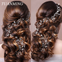 Wedding Headband Pearl Flower Bride Headbands Hair Accessories