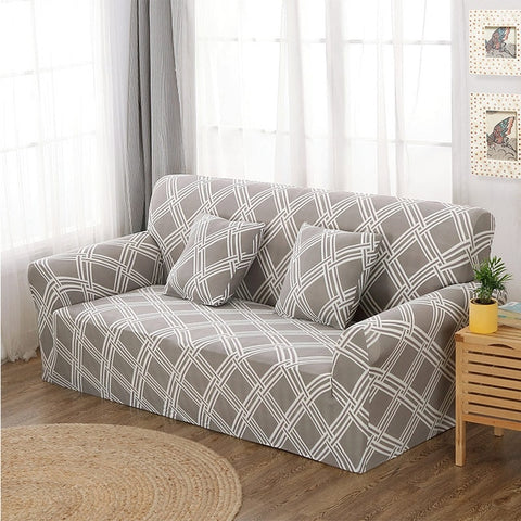 Sectional Elastic Stretch  Living Room Couch Cover Armchair Sofa Cover
