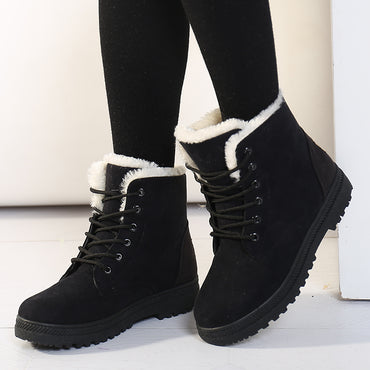Women Snow Warm Plush Insole Winter Ankle Boots