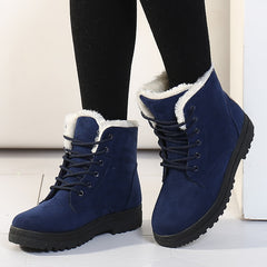 Women Snow Warm Plush Insole Winter Ankle Boots