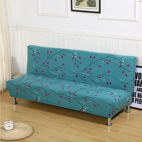 Tight Wrap Couch Cover Without Armrest Sofa Bed Cover