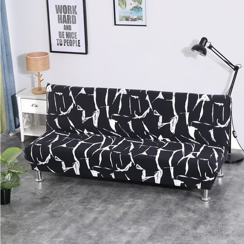 Tight Wrap Couch Cover Without Armrest Sofa Bed Cover