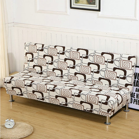 Tight Wrap Couch Cover Without Armrest Sofa Bed Cover