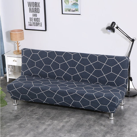 Tight Wrap Couch Cover Without Armrest Sofa Bed Cover