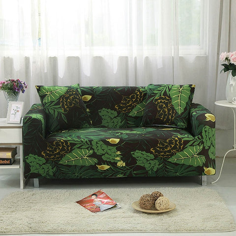 living Room  L shaped Stretch Sectional Sofa Cover