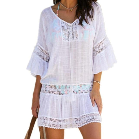 Bamboo Cotton Vintage Beach Dress