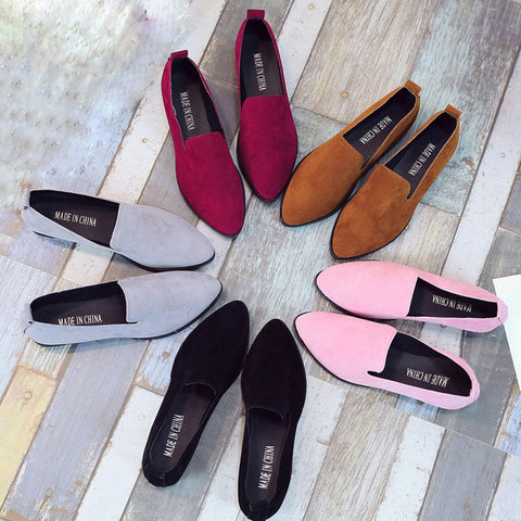 Casual Shoes Suede Slip on Boat  Loafers Flats shoes