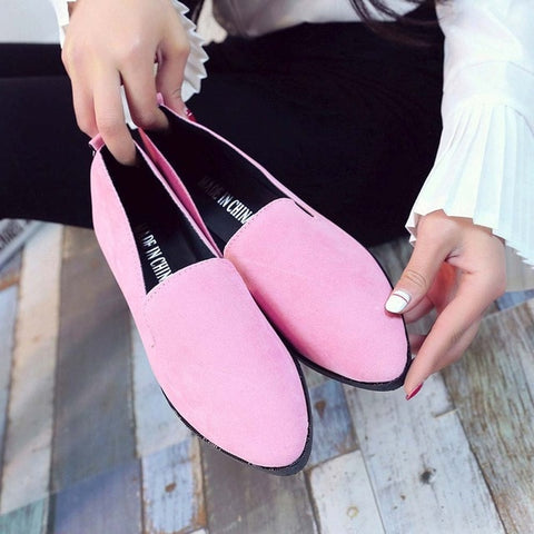 Casual Shoes Suede Slip on Boat  Loafers Flats shoes